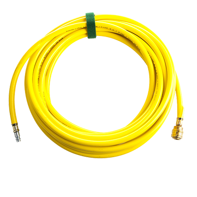 PLUGS OF LARGER DIMENSIONS - INFLATION HOSE 10m YELLOW